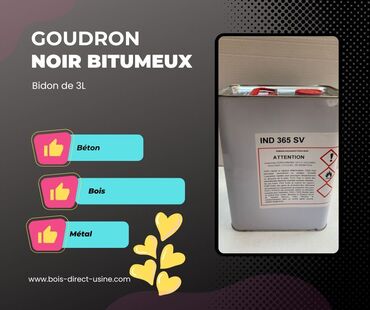 Goudron noir bitumeux 3L